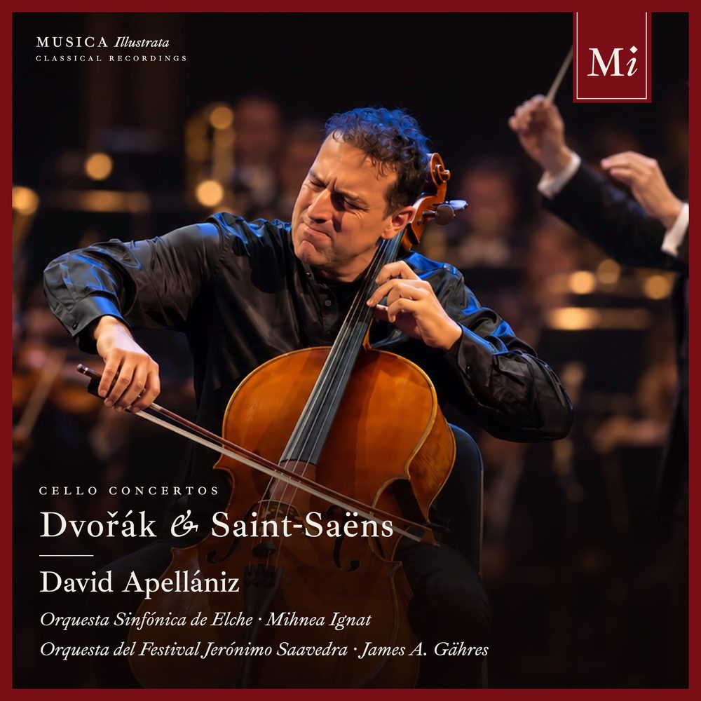 Carátula de Dvořák & Saint-Saëns: Conciertos para violonchelo